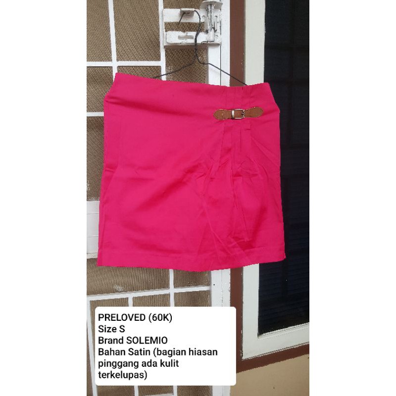 PRELOVED Brand SOLEMIO Mini Skirt (Rok)