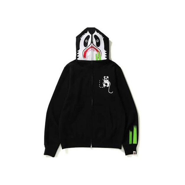 HOODIE SHOPEE. BAPE PANDA FULL ZIP HOODIE TERBARU.