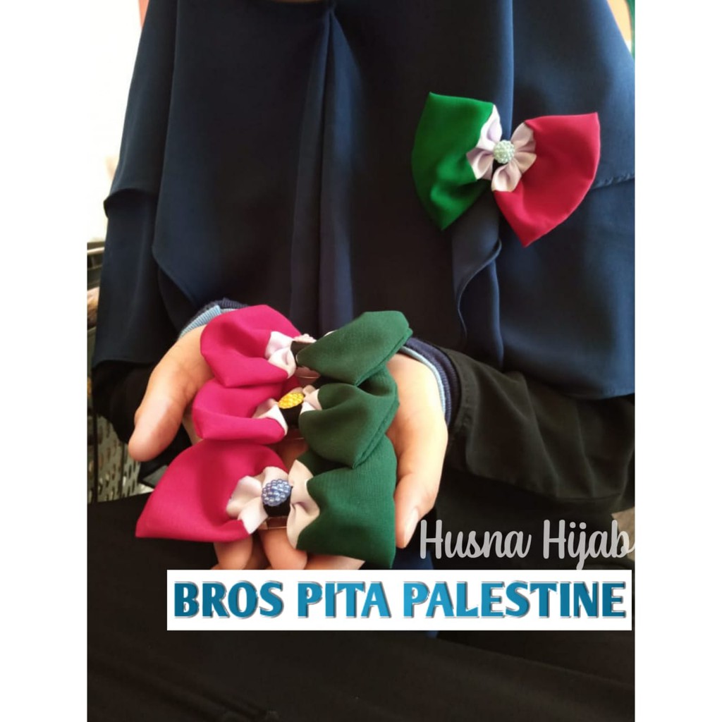 [HUSNA HIJAB] Bros Pita Palestine Wolfis Ecer / Bros Palestina