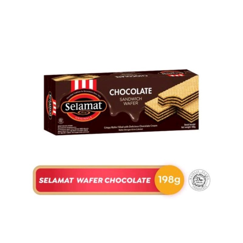 Selamat Wafer Chocolate 195gr