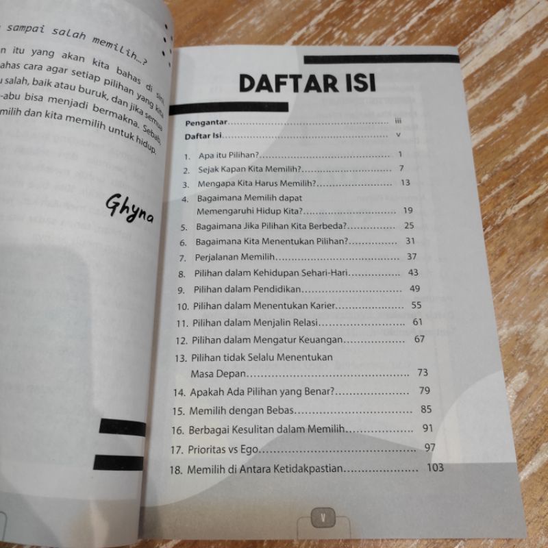 Buku Motivasi : Hidup itu Pilihan / Buku Inspirasi : Self Improvement-4