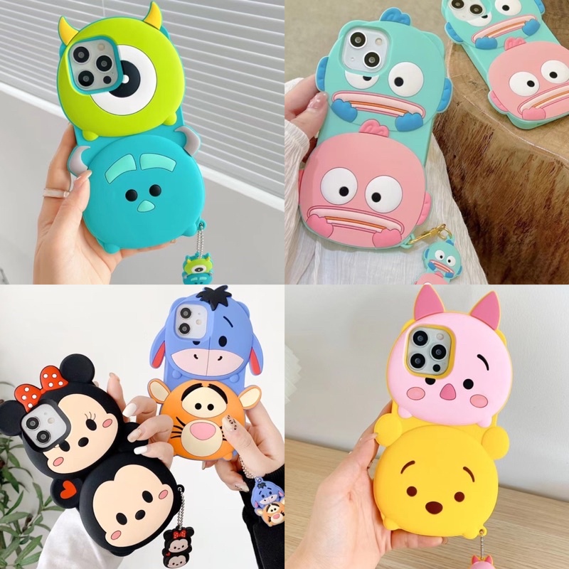 Silicone Case Lucu Jelly Casing Tsum Tsum Iphone 6 6s 6s+ 6+ 7 7+ 8 8+ X Xs Xr XsMAX 11 11ProMax 12 12Pro 12ProMax 13 13Pro 13 Pro Max 13PROMAX