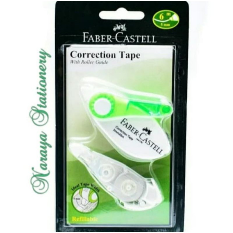 

Faber-Castell Correction Tape SR-506 + Refill ( Green )