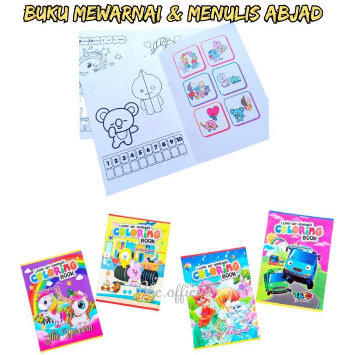 

BUKU MEWARNAI MENULIS