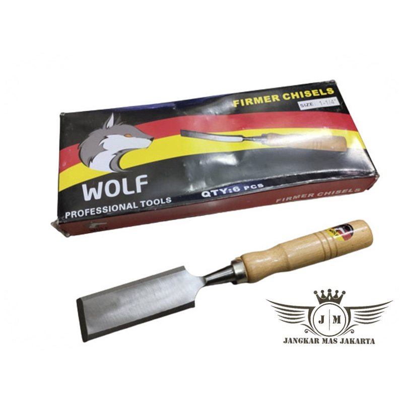 

Pahat Gagang Kayu 1 1/4" Inch Tatah Ukir Cungkil Kayu Carving Knife JKM