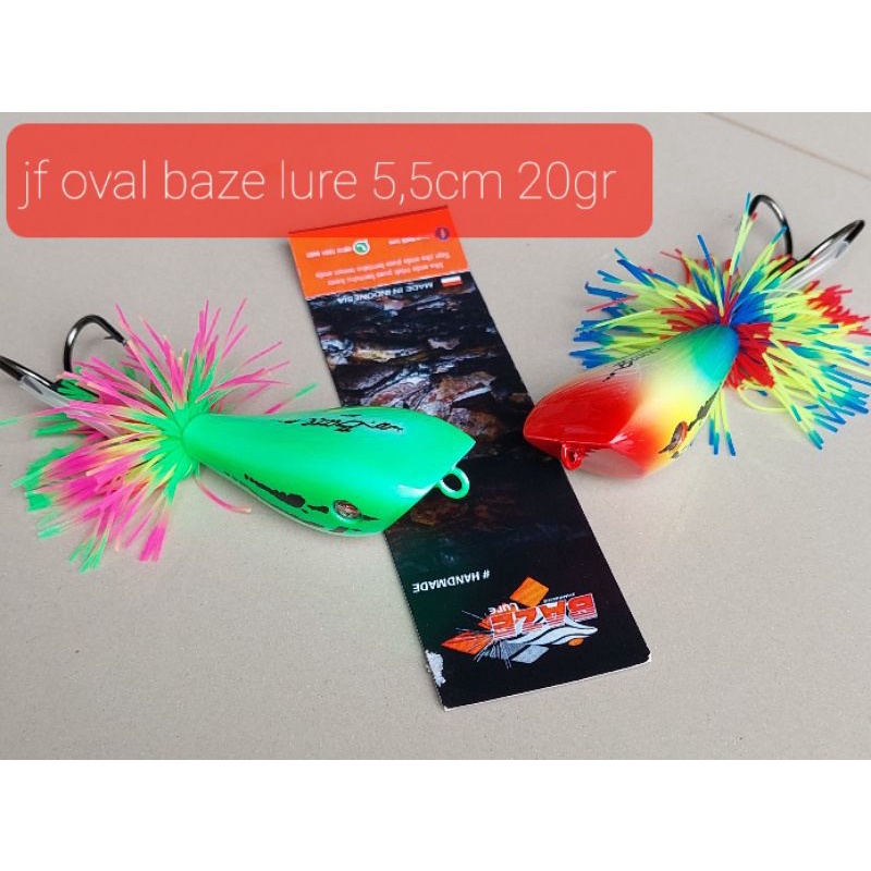 JF OVAL RATTLE  BAZE LURE JUMP FROG 5,5CM 20GR