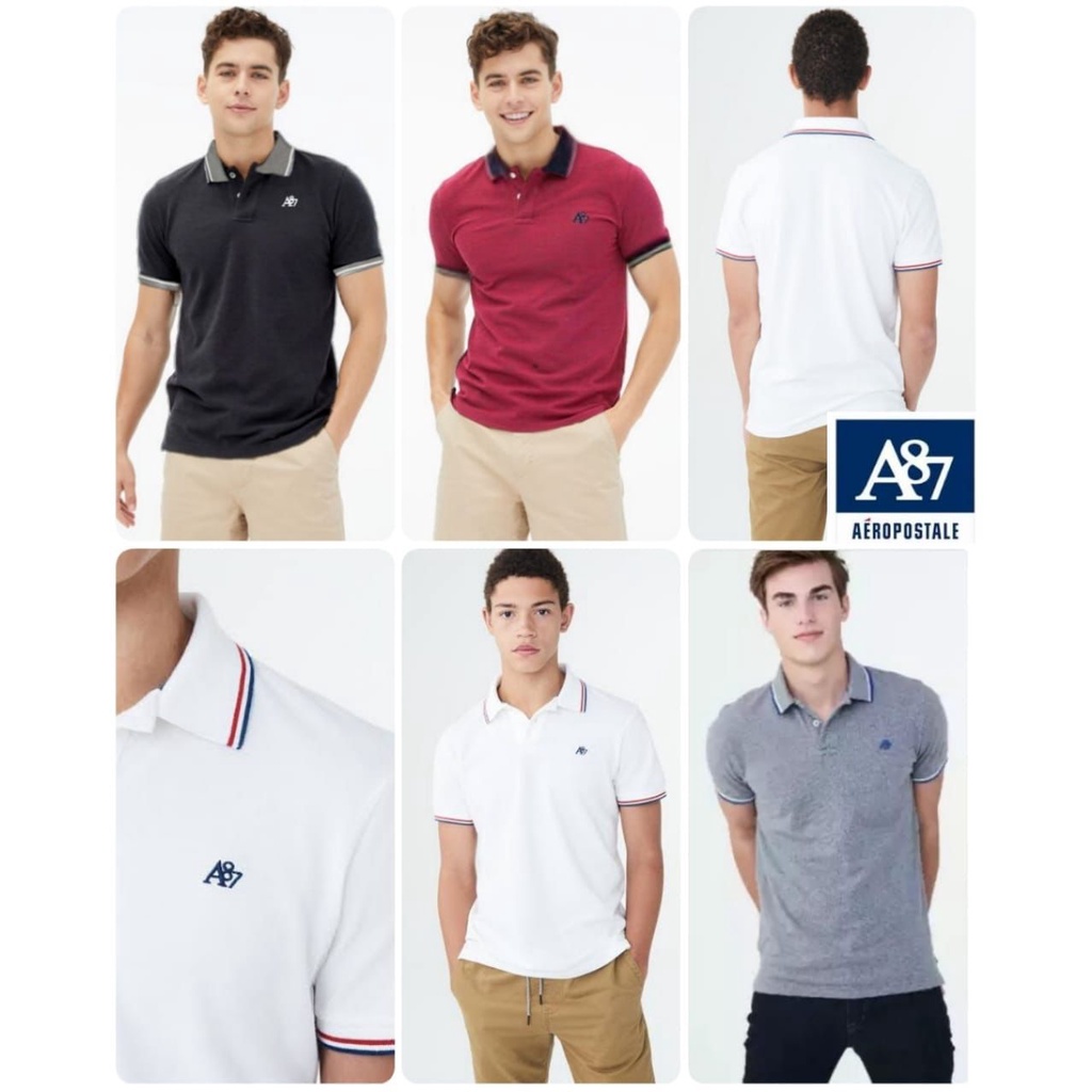 A87 AEROPOSTALE MEN POLO SHIRT (DEWASA)