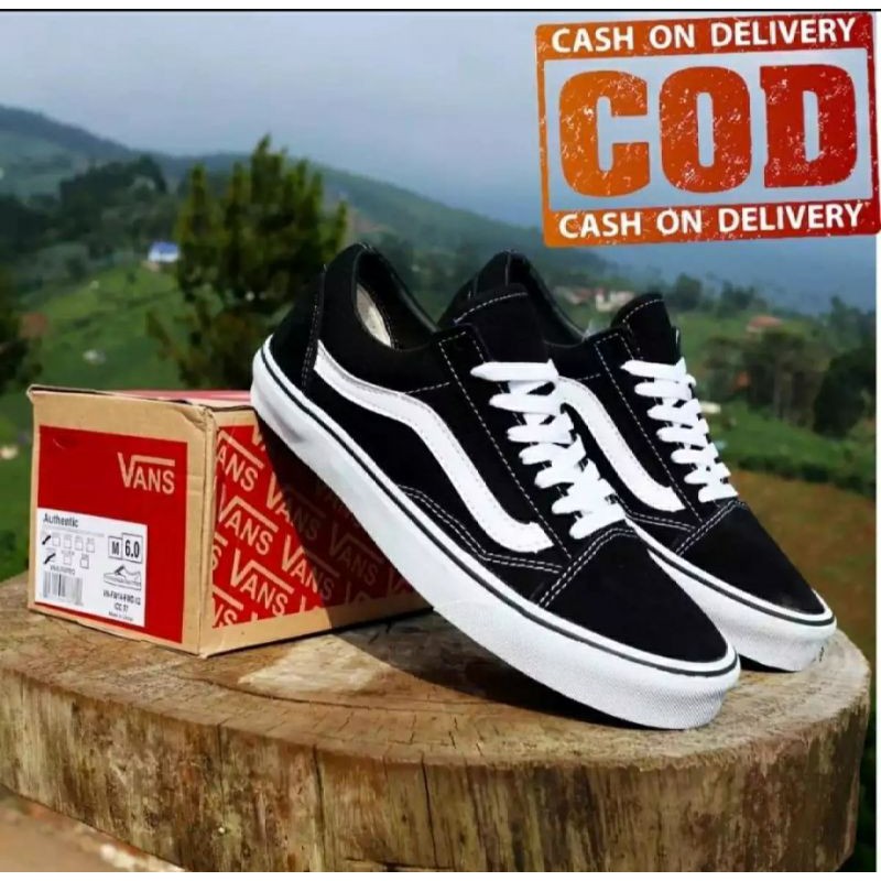 SEPATU VANS_OLD SKOOL (GREED ORI)-VANS OS + BOX