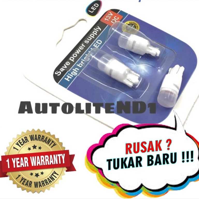 LED T10 Senja sein mobil motor NEON CERAMIC KERAMIK TERBAIK By ADNINDONESIA