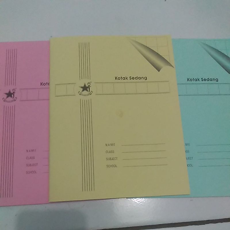 Buku kotak besar / Buku kotak kecil