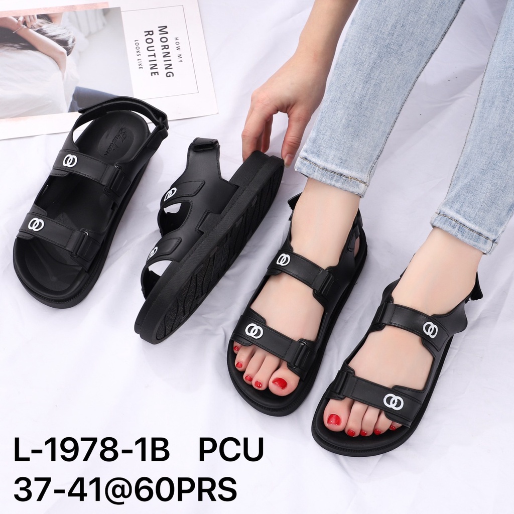 Sendal Gunung Balance 1978 1B Sandal Gunung Wanita Logo L1978 OO 100% Original Import Jelly Rubber Nyaman Awet Sol Anti Slip Empuk