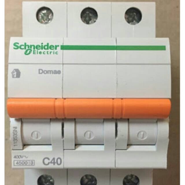 Mcb 3phase 40a domae schneider