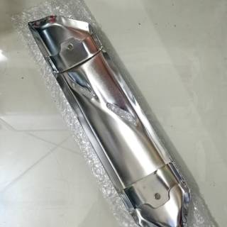 Jual Cover Tutup Pelindung Pengaman Knalpot Jupiter Z New Chroom
