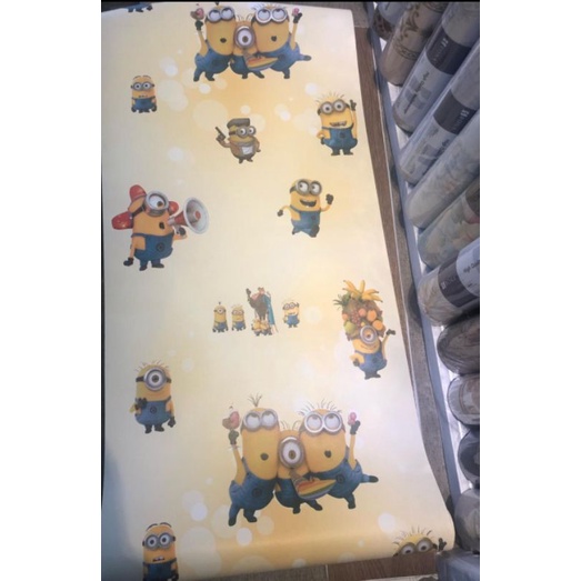 

Motif Minions ll WALLPAPERSTICKERSTOREJAMBI