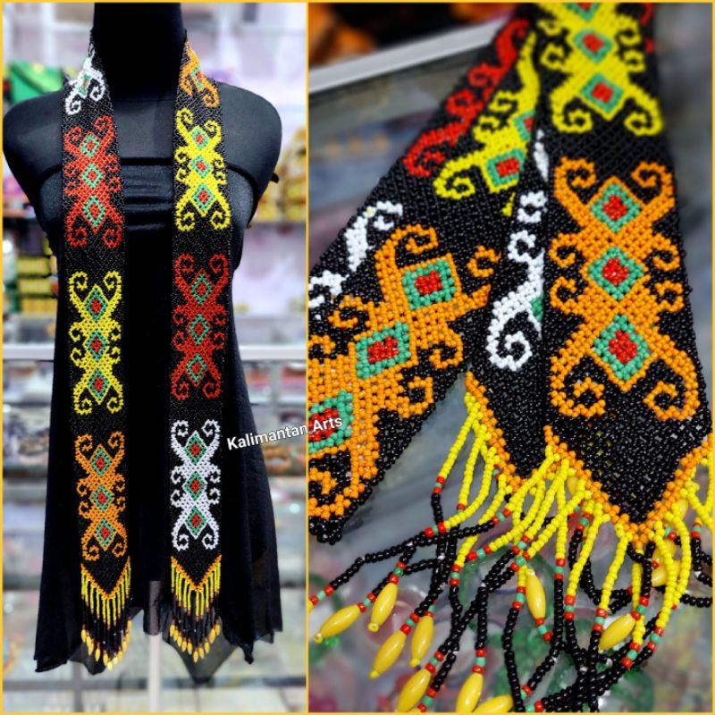 Syal Manik Dayak / Syal Kalimantan-R
