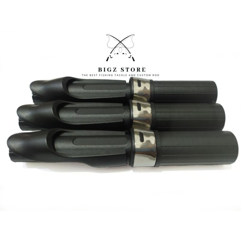 REEL SEAT VSSKN LONG / PANJANG NON FUJI UKURAN 16 HITAM SILVER VSS-KN