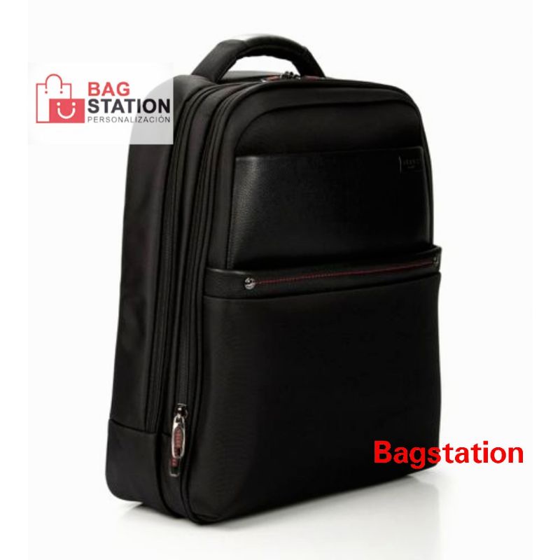 BACKPACK MONOCHROME PREMIUM BLACK ORIGINAL IMPORT TAS RANSEL LAPTOP CASUAL PRIA DAN WANITA