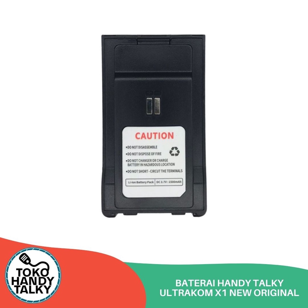 BATERAI HANDY TALKY BATTERY ULTRAKOM X1 NEW ORIGINAL WALKIE TALKIE