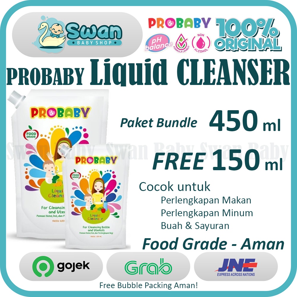 Probaby Liquid Cleanser 450ml / Sabun Perlengkapan Bayi
