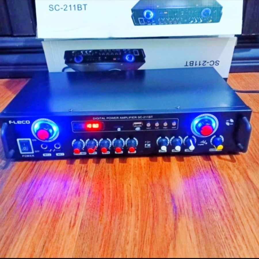 COD AMPLIFIER BLUETOOTH FLCO SC-211BT //AMPLI KARAOKE//AMPLI SALON