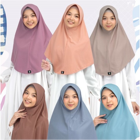 Jilbab Afra Amira Warna Baru - Bergo Pet Antem - Hijab Instan Bahan Kaos, Adem, Lembut &amp; Nyaman