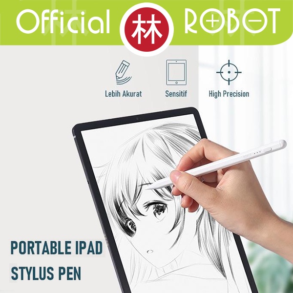 Robot RSP100 Active Stylus Pen Capacitive iPad like Pencil 2 Apple