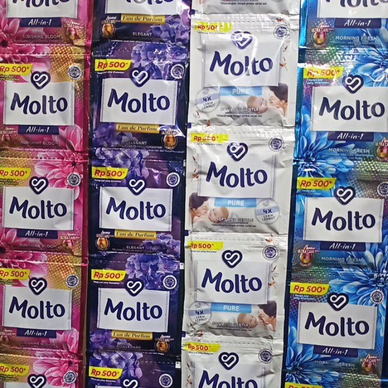 MOLTO SACHET/MOLTO RENCENG ISI 12 SACHET