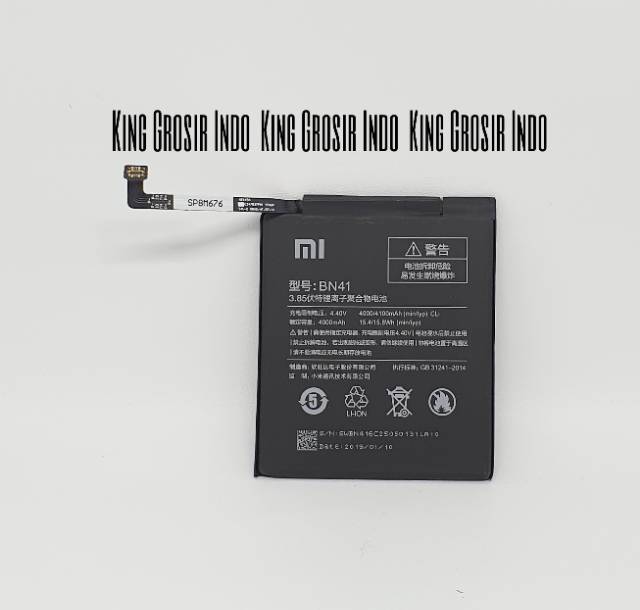 Baterai Xiaomi BN41 Redmi Note4 Note 4 Original 100% Battery Batere Batre Xiaomi BN 41 Redmi Note4