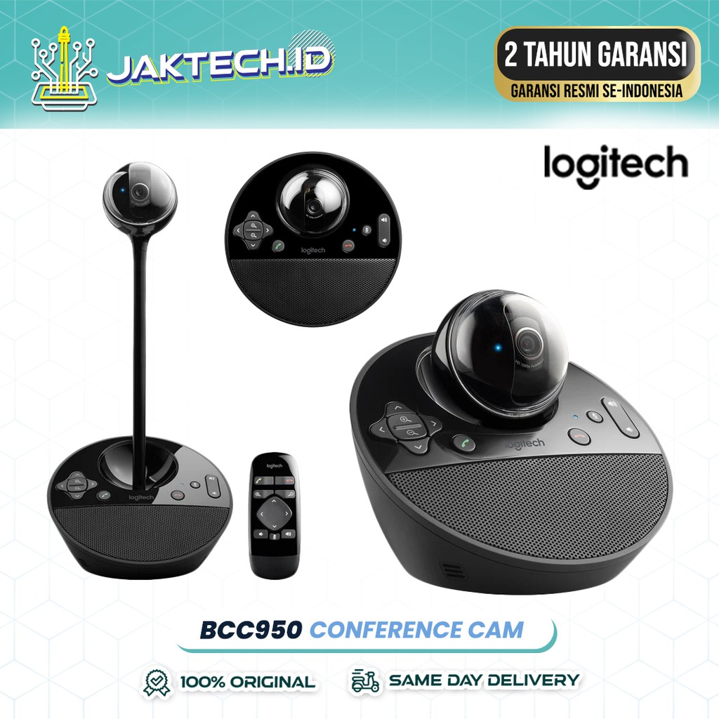 Logitech BCC950 Video Conference Cam Webcam GARANSI RESMI