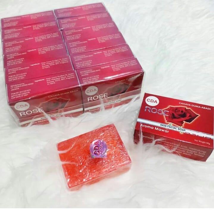 SABUN ROSE TRANSPARANT BEAUTY SOAP (CDA) BPOM