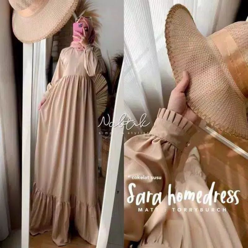 [Siap kirim] 100% ORI Sara homedress by nabtik