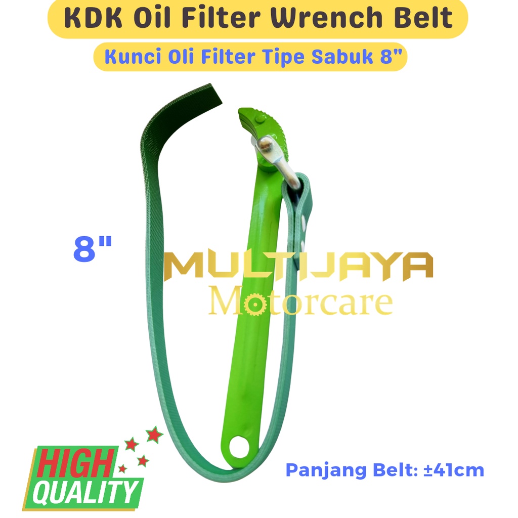 KDK Kunci Pembuka Filter Oli 8“ - Oil Filter Wrench 8 Inch High Quality