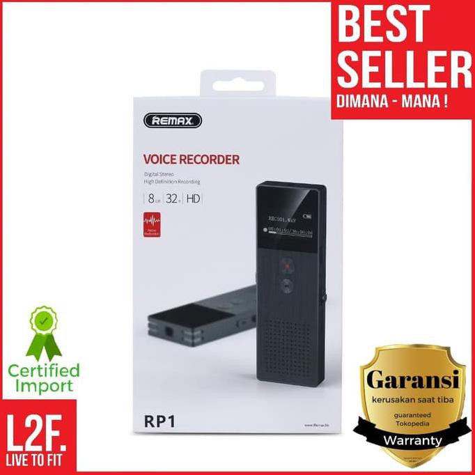 PEREKAM SUARA REMAX ORIGINAL / VOICE RECORDER PEREKAM SUARA ASLI 100%