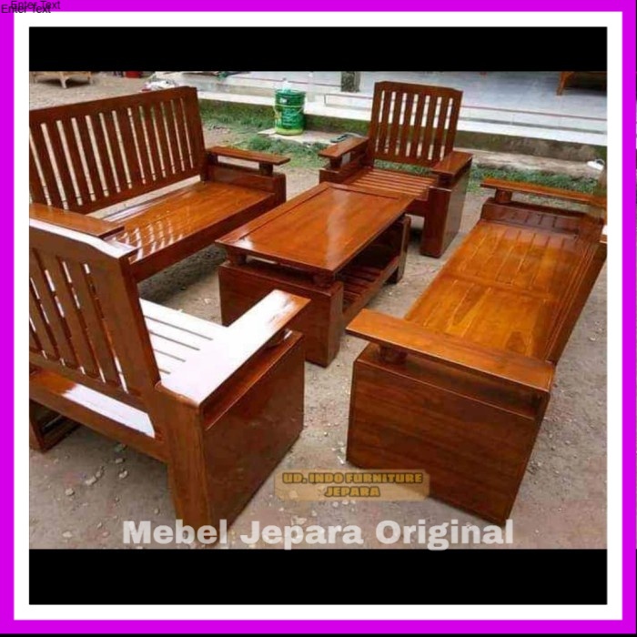 meja kursi 3211 + meja model minimalis jati untuk ruangan tamu