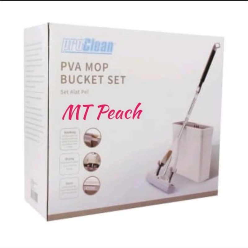 PROCLEAN SET ALAT PEL PVA / PVA MOP BUCKET SET