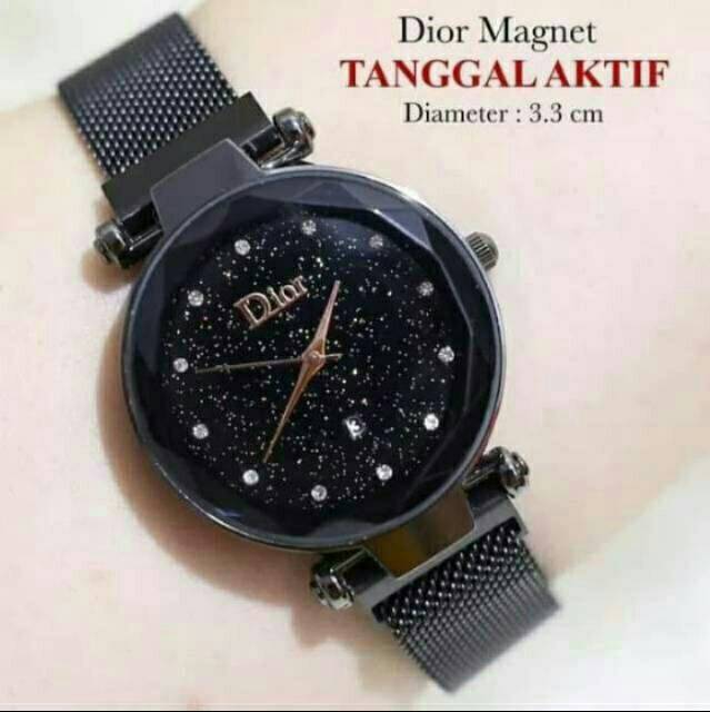 Jam Tangan Wanita (D-Tanggal )Magnet Tanggal Aktif