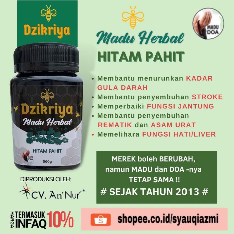 

Bny31 (Agen Resmi)Madu Dzikriya Asli Original Madu Dzikriya Hutan Hitam Pahit Madu Dzikriya Hutan