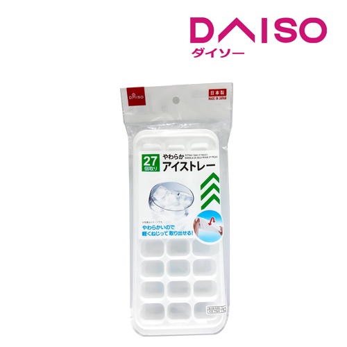 Jual Daiso Soft plastic ice tray 27 cubes Indonesia