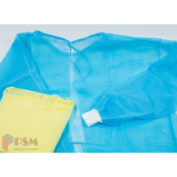 Isolation Gown Protective With Cuff Cosmomed / Baju APD Disposable OM