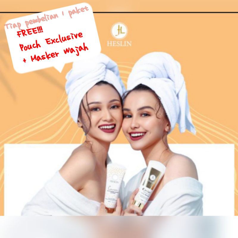 Ready Heslin Whitening Body Lotion With Caviar /Lotion Pemutih Badan Heslin