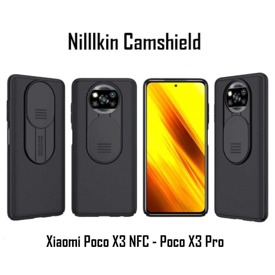 Case Xiaomi Poco X3 NFC Nillkin Camshield Camera Protector Casing