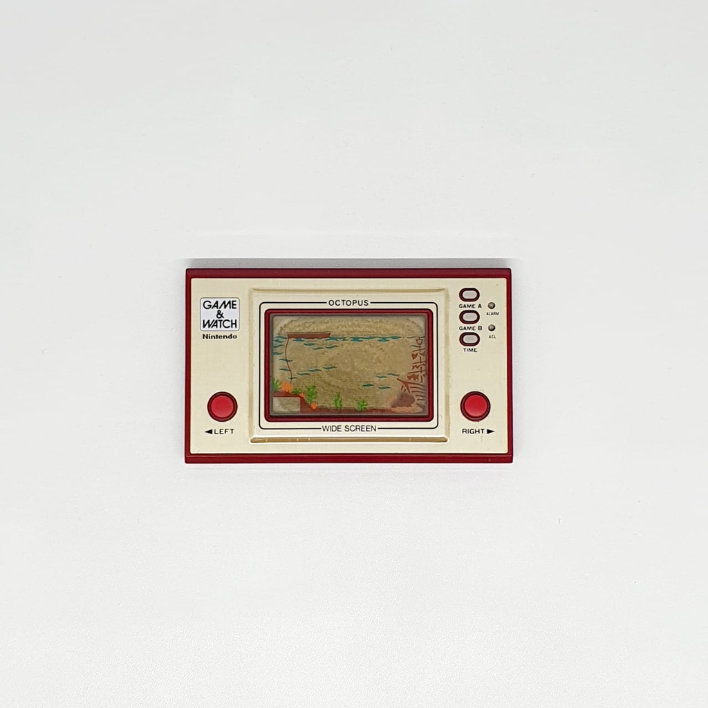 Game Watch Jadul Vintage Klasik Langka 1981 Gimbot Gamebot Octopus Nintendo