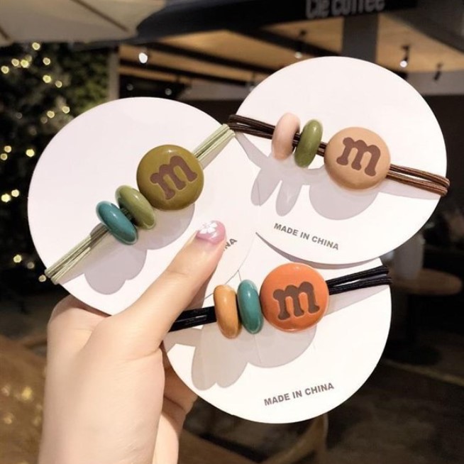 WBS Karet ikat kuncir Rambut Jepang / korea Import Simple FASHION Bentuk Permen Candy Lucu ( 1 pcs ) / IR025-3