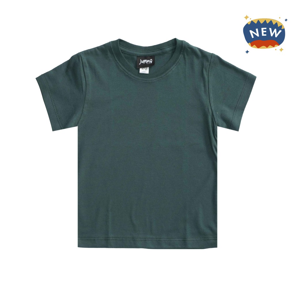 

Jummakids Green Army Basic Tshirt Anak