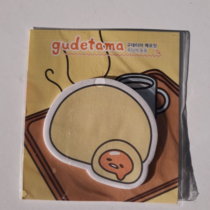 

GUDETAMA STICKY NOTE MEAT BUN AND EGG