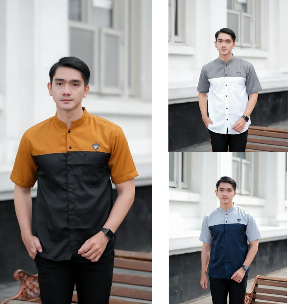 Baju Koko Pria Lengan Pendek Baju Koko Pria Terbaru Koko Kurta Dewasa