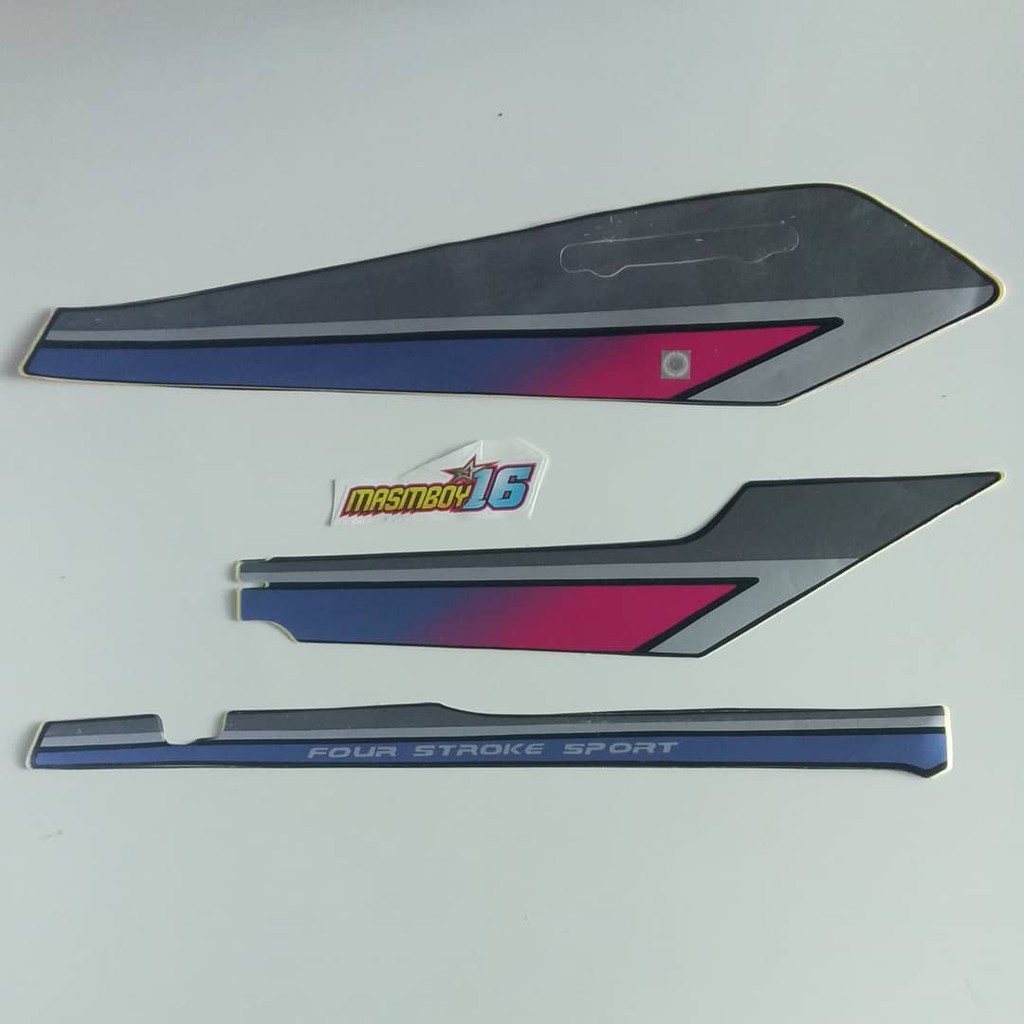 Striping honda GL PRO GL MAX 93 1993 merah ungu