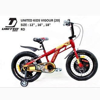 SEPEDA ANAK BMX 16" UNITED VIGOUR - SILVER