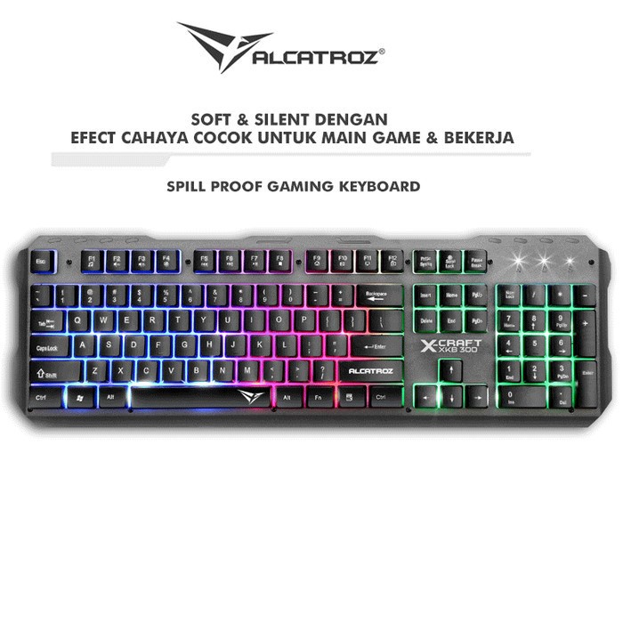 Keyboard Gaming Alcatroz X-Craft XKB 300 Wired-Alcatroz X-Craft XKB300