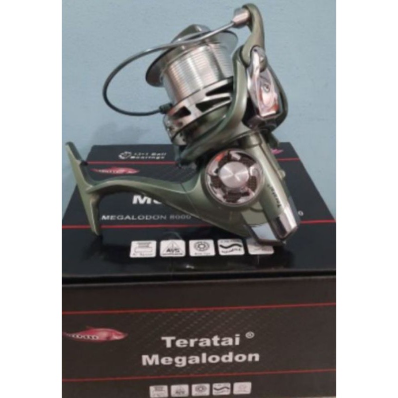 reel pancing laut teratai megalodon 8000-1000